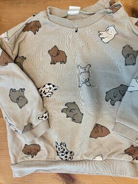 H&M Dogs and Bears Toddler Sweatshirt